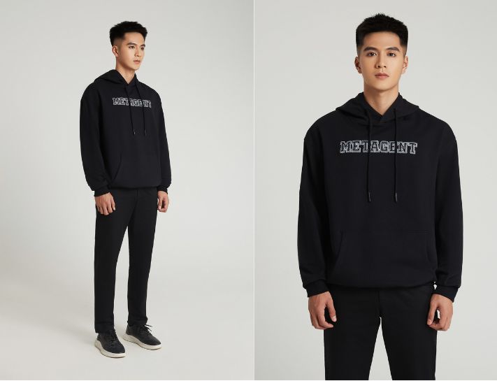 Áo hoodie là một trong những items matching cùng trackpants chất nhất