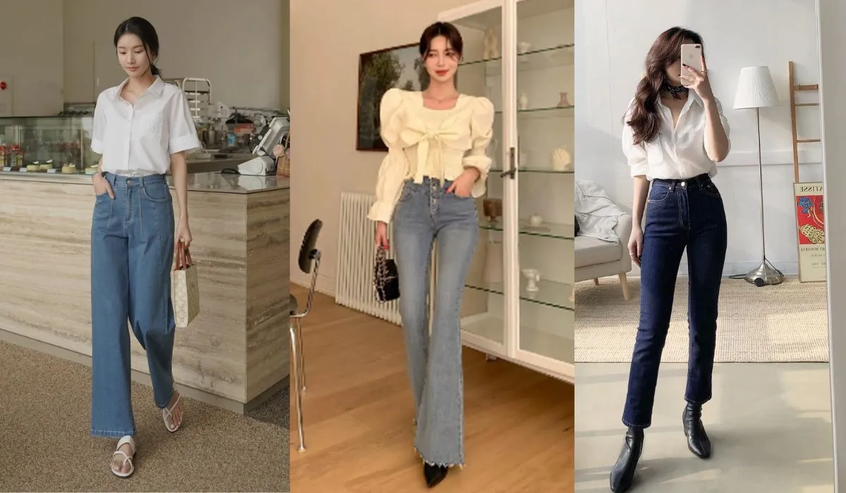 Quần jean ống rộng thật chất không chỉ với các chàng mà cho cả các nàng nữa